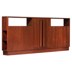 Large Art Deco solid wood cabinet from the 1930s