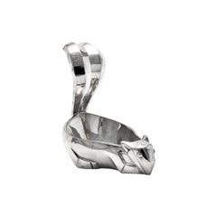 Large Art Deco Squirrel Drageoir by Gallia, Christofle