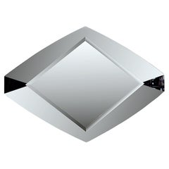 Großer Art Deco Style Diamond Wall Mirror