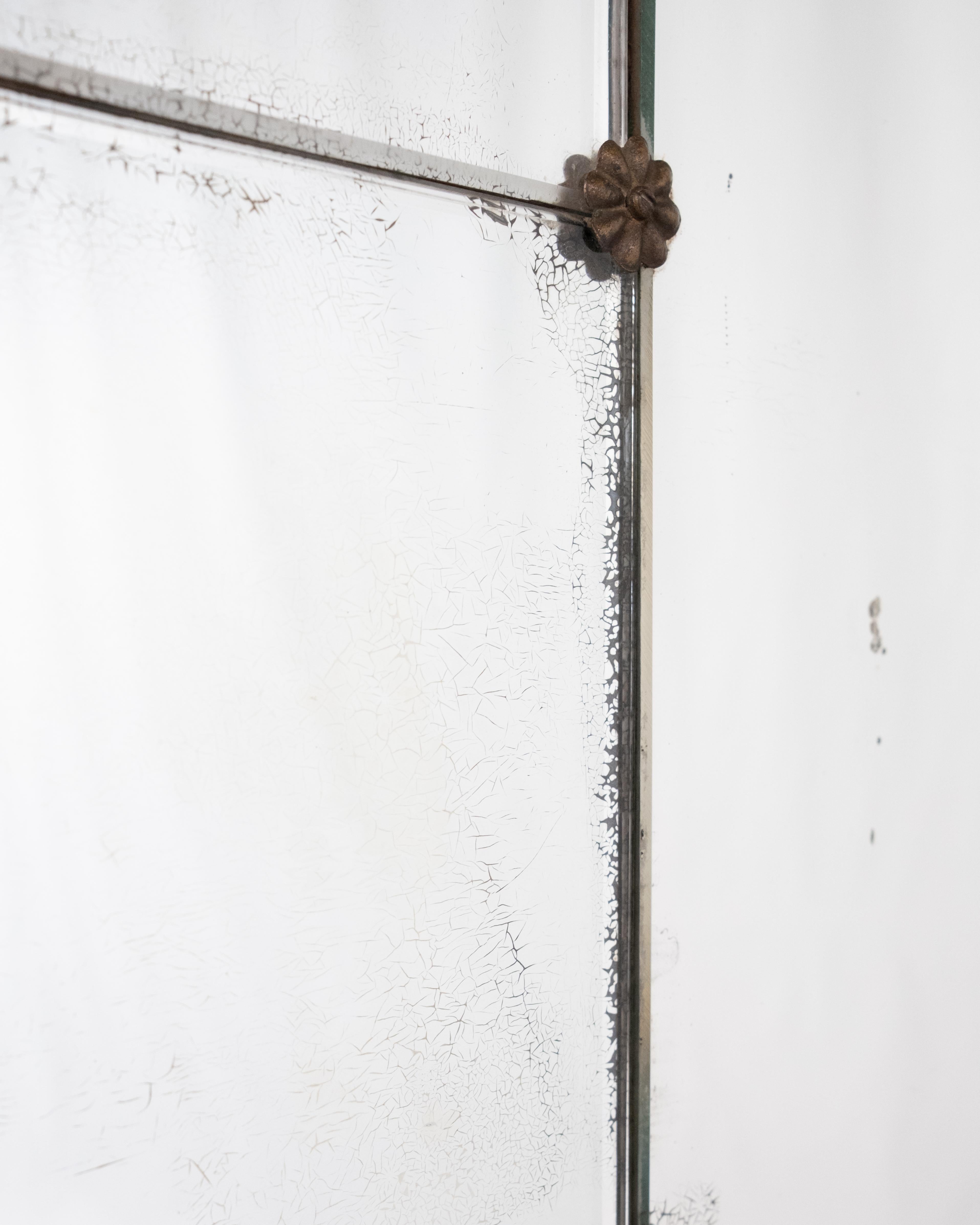 Gran espejo de estilo Art Decó, Francia, principios del siglo XX en venta 3