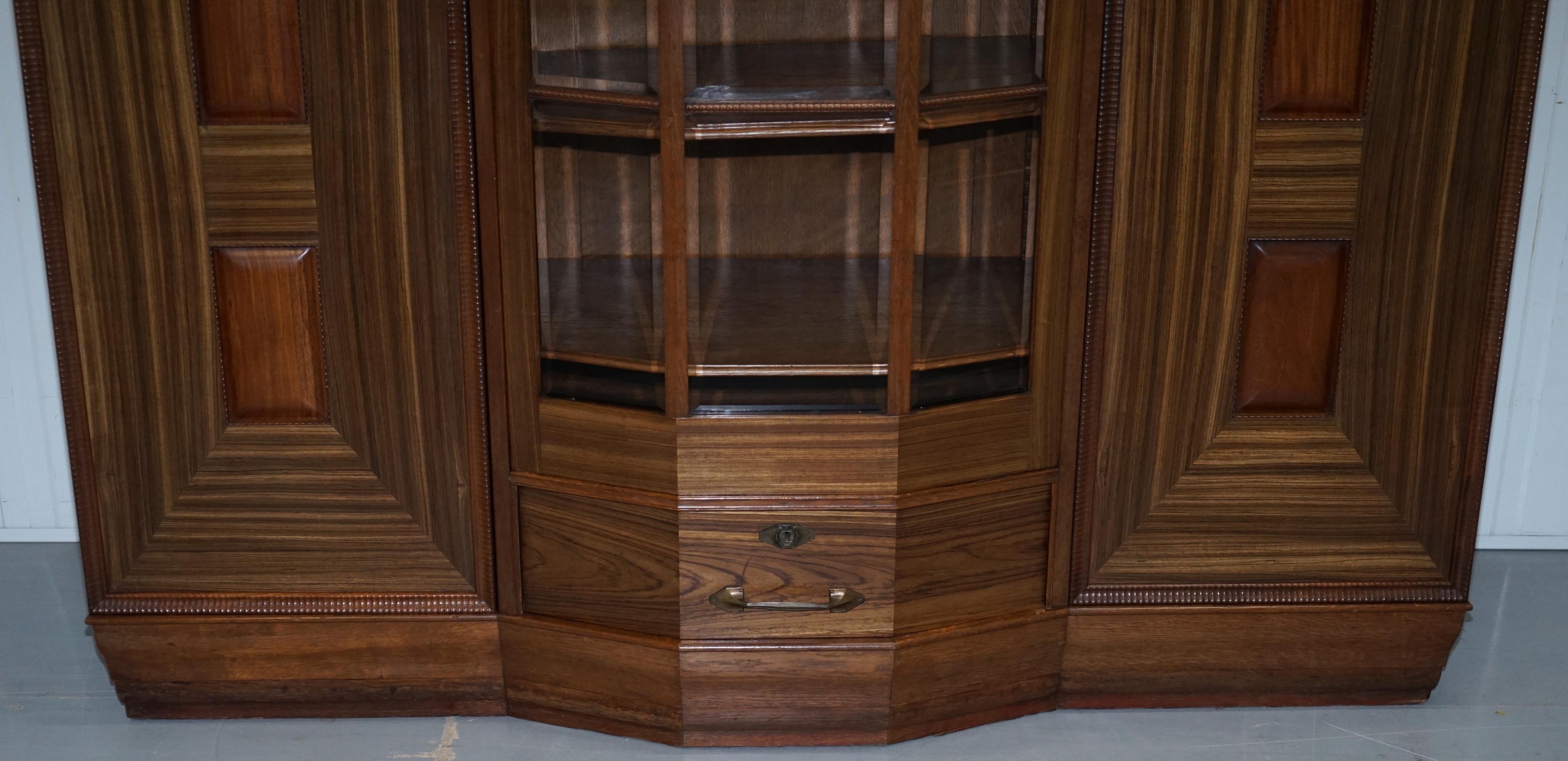 bookcase with cupboard