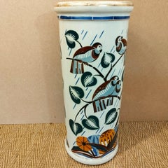 large art-deco umbrella stand by Keller & Guerin, Lunéville