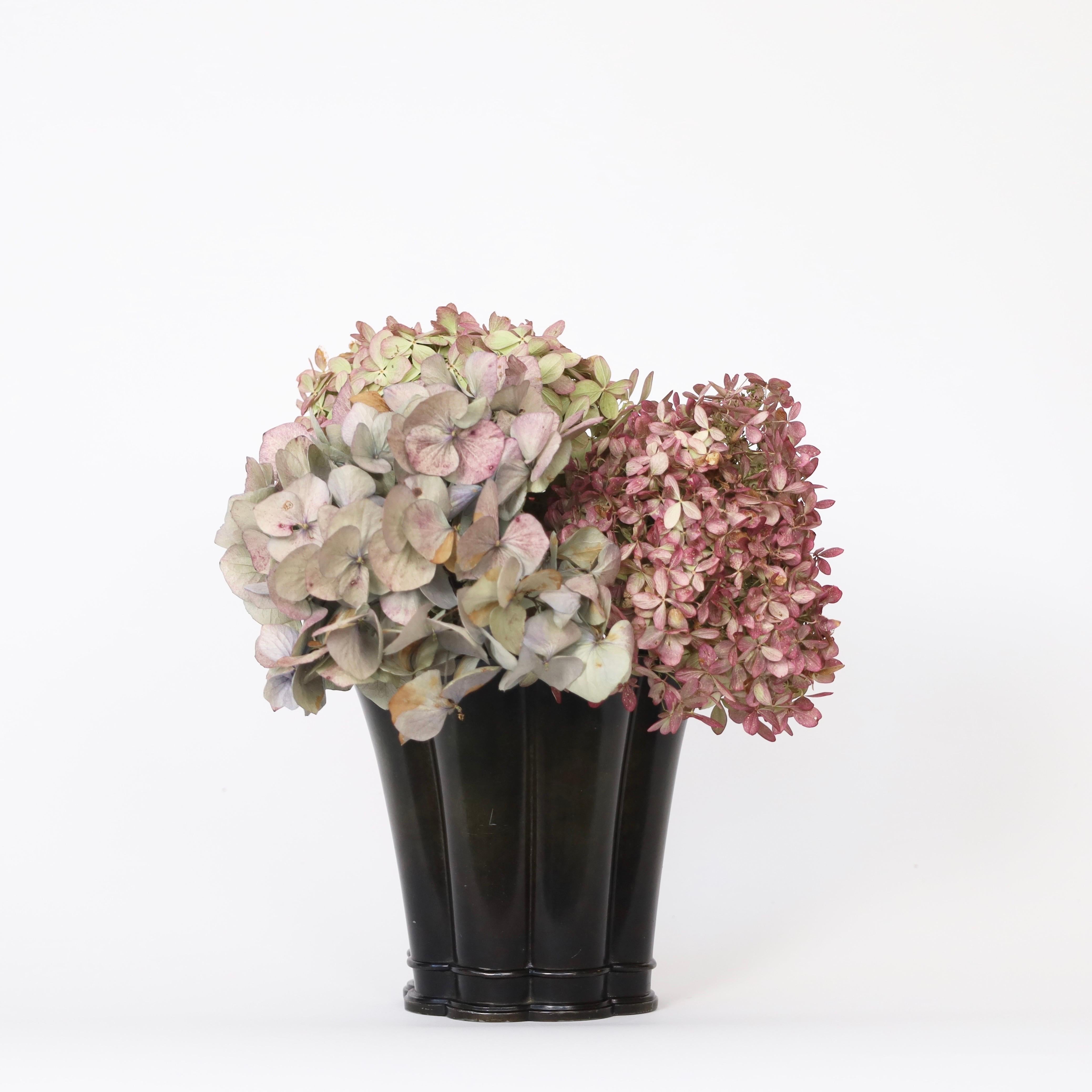 Grand vase Art déco de Just Andersen, années 1940, Danemark Bon état - En vente à Værløse, DK