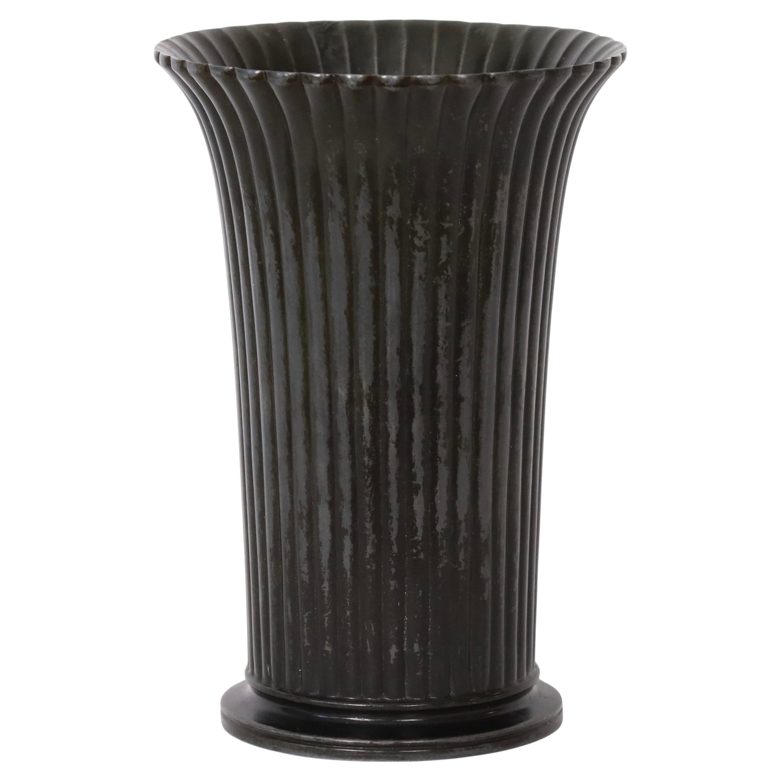 Large Art Deco Vase by Just Andersen, 1940s, Denmark