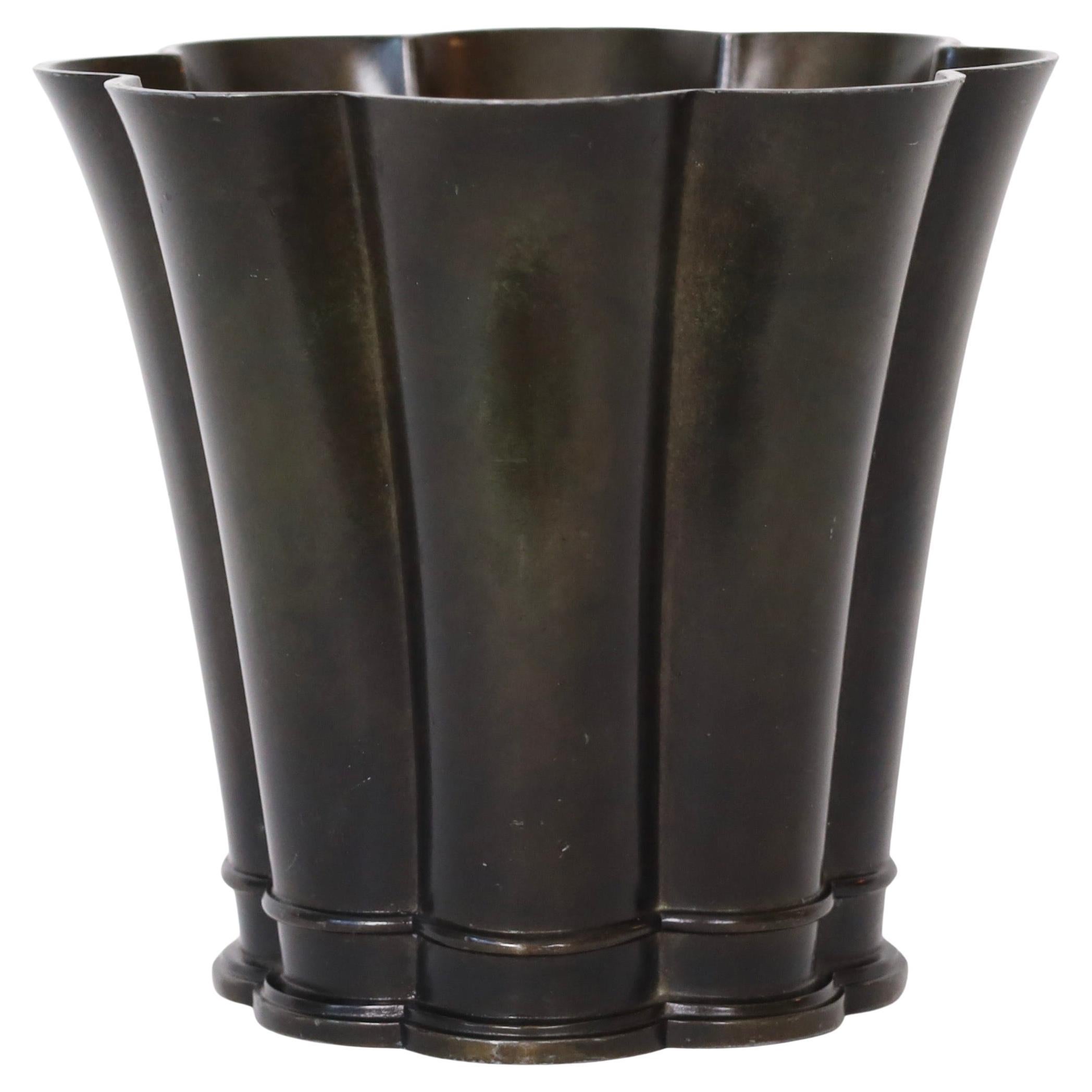 Large Art Deco Vase by Just Andersen, 1930s, Denmark