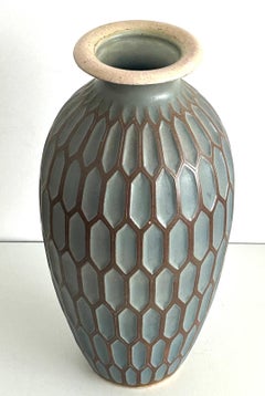 Large Art Deco vase, French work signed Joseph Mougin, Nancy circa 1920