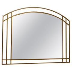Large Art Deco Wall Overmantel Mirror