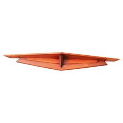 Large Art Deco Wall Shelf