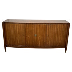 Large Art Deco Wood and Bronze Enfilade De Coene Frères, 1940s
