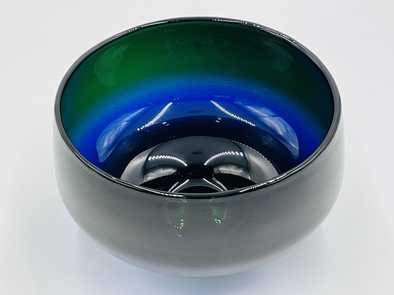 Large Art Glass Bowl by Correia Art Glass 3