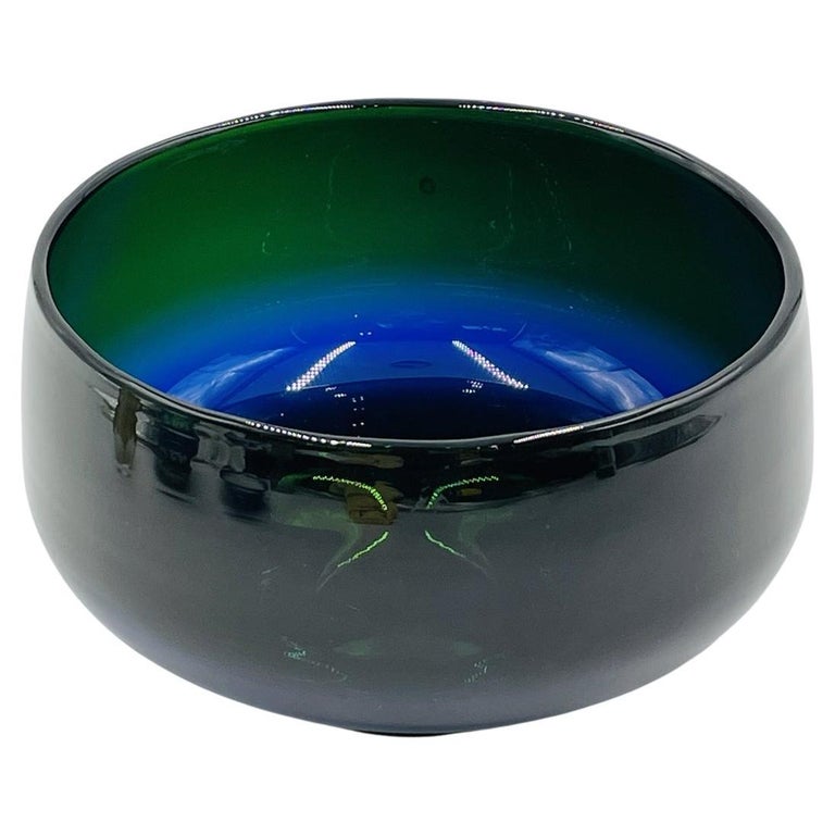 Large Art Glass Bowl by Correia Art Glass For Sale at 1stDibs