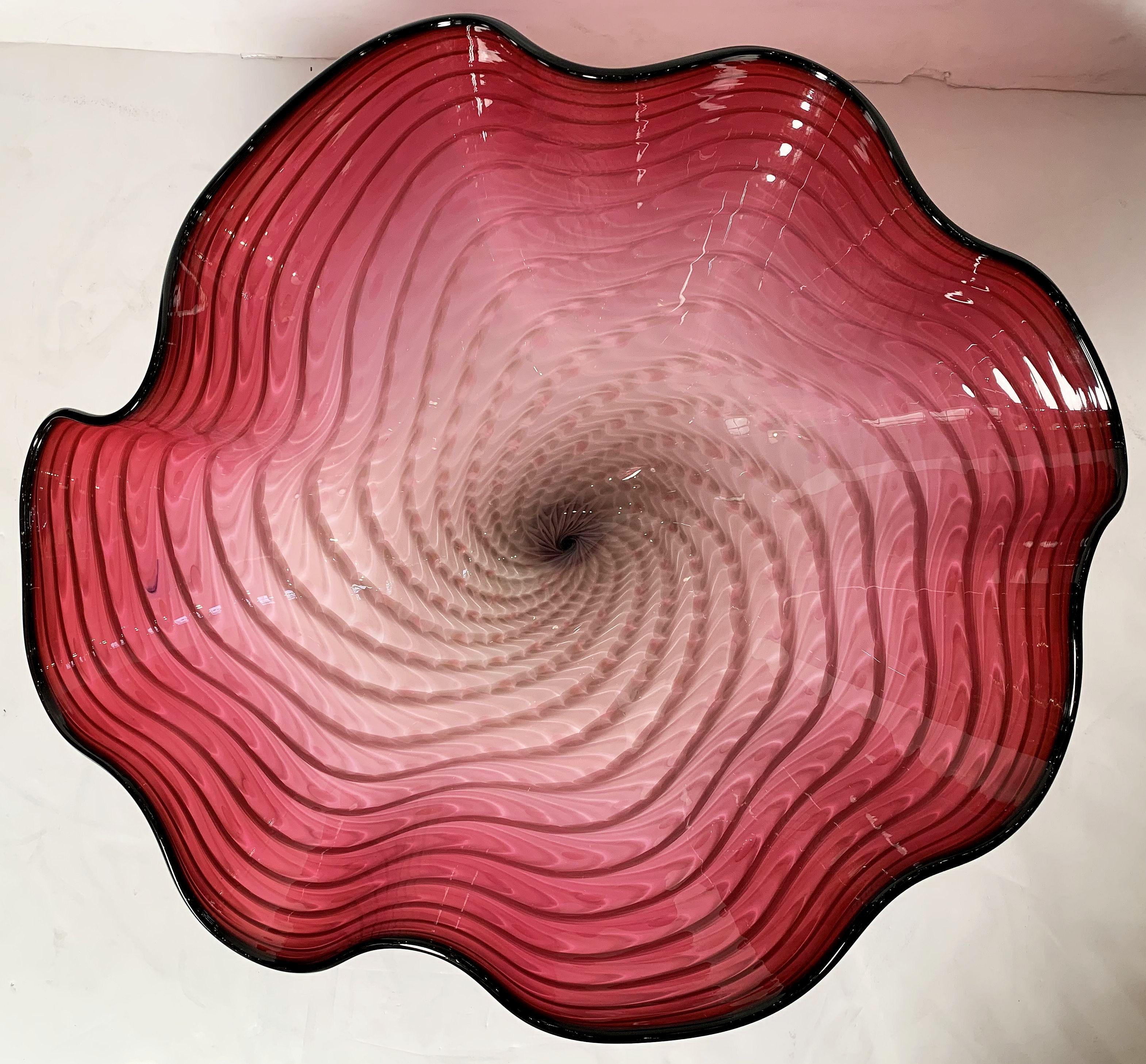 chihuly glass bowl