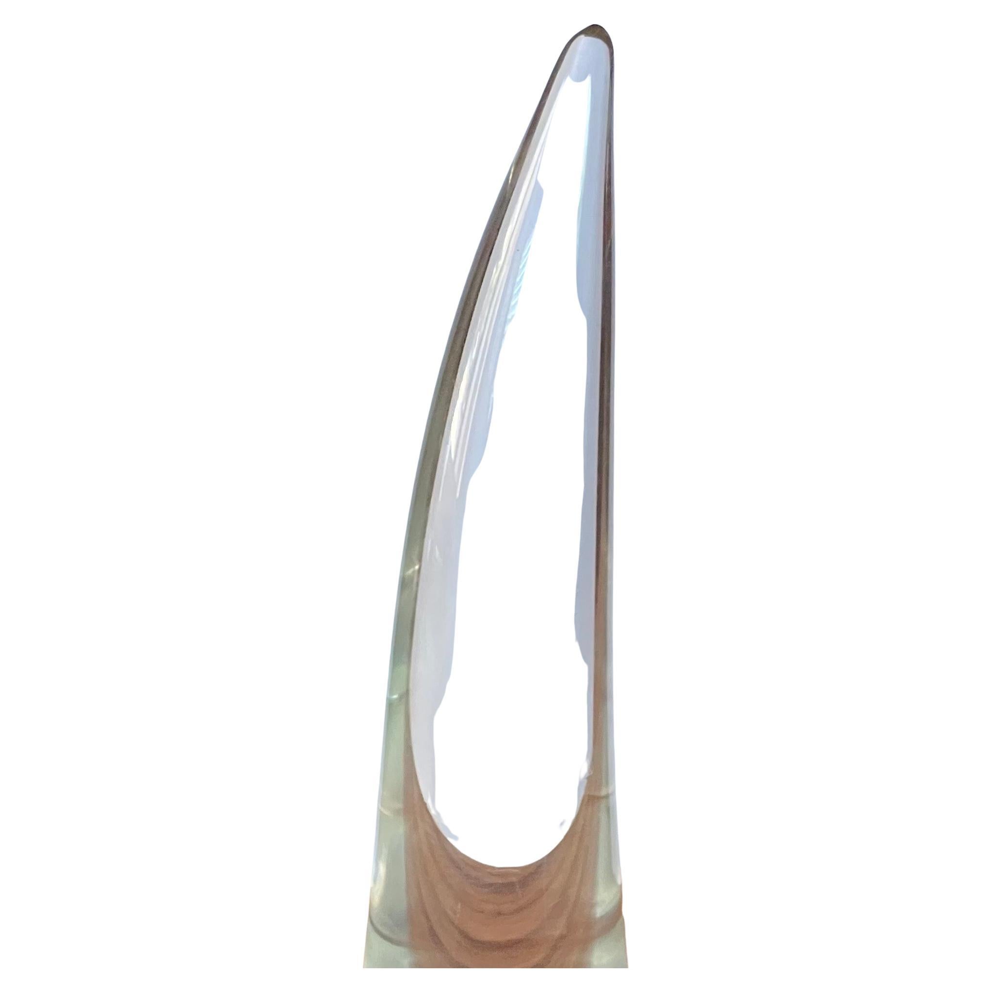 Large Art Glass Horn by Licio Zanetti for Murano Glass Studios For Sale 5