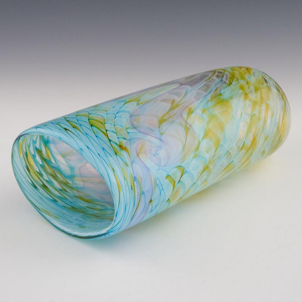 Large Art Glass Open Vase c2000 2