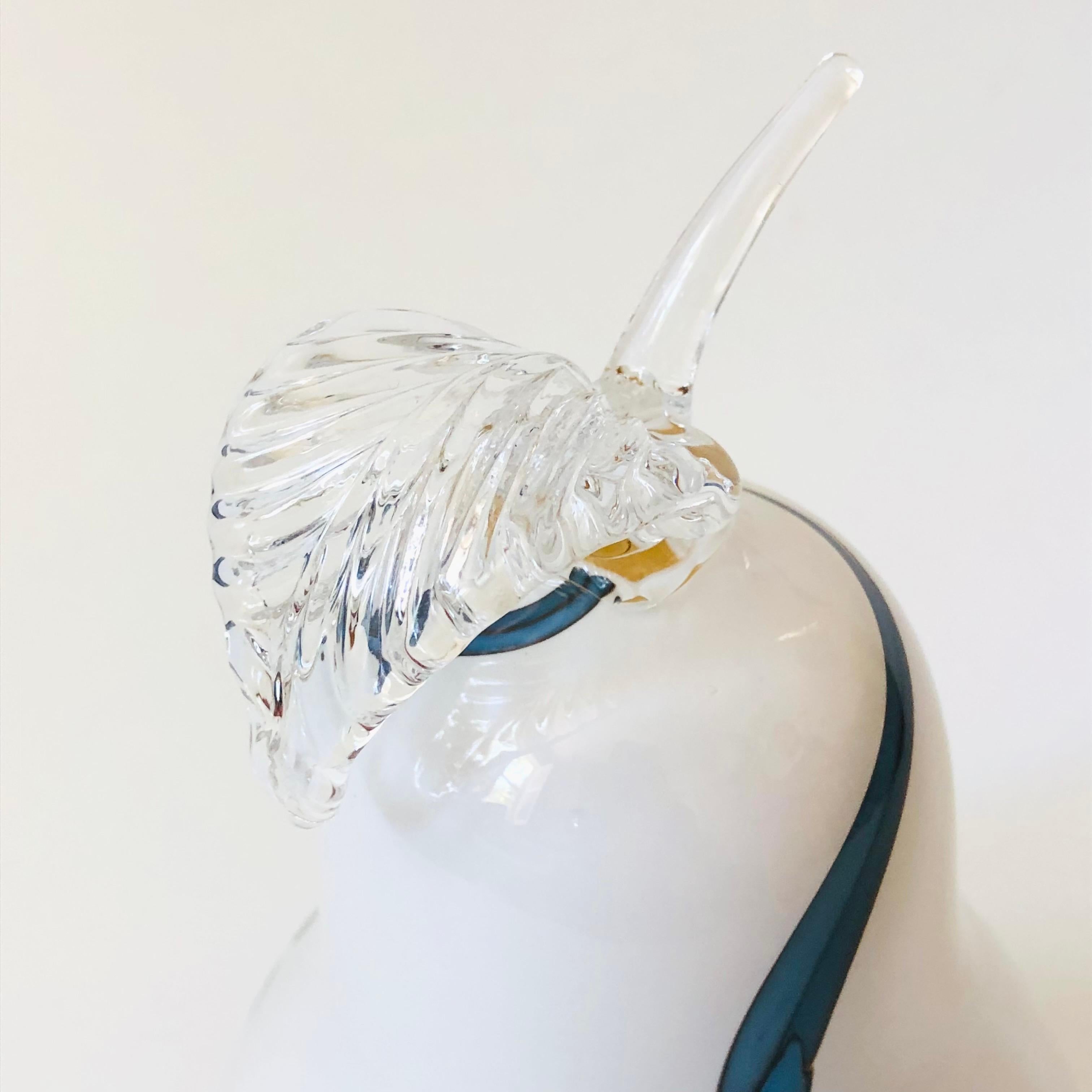 Polonais Grande poire d'art en verre de Zorza Pologne en vente