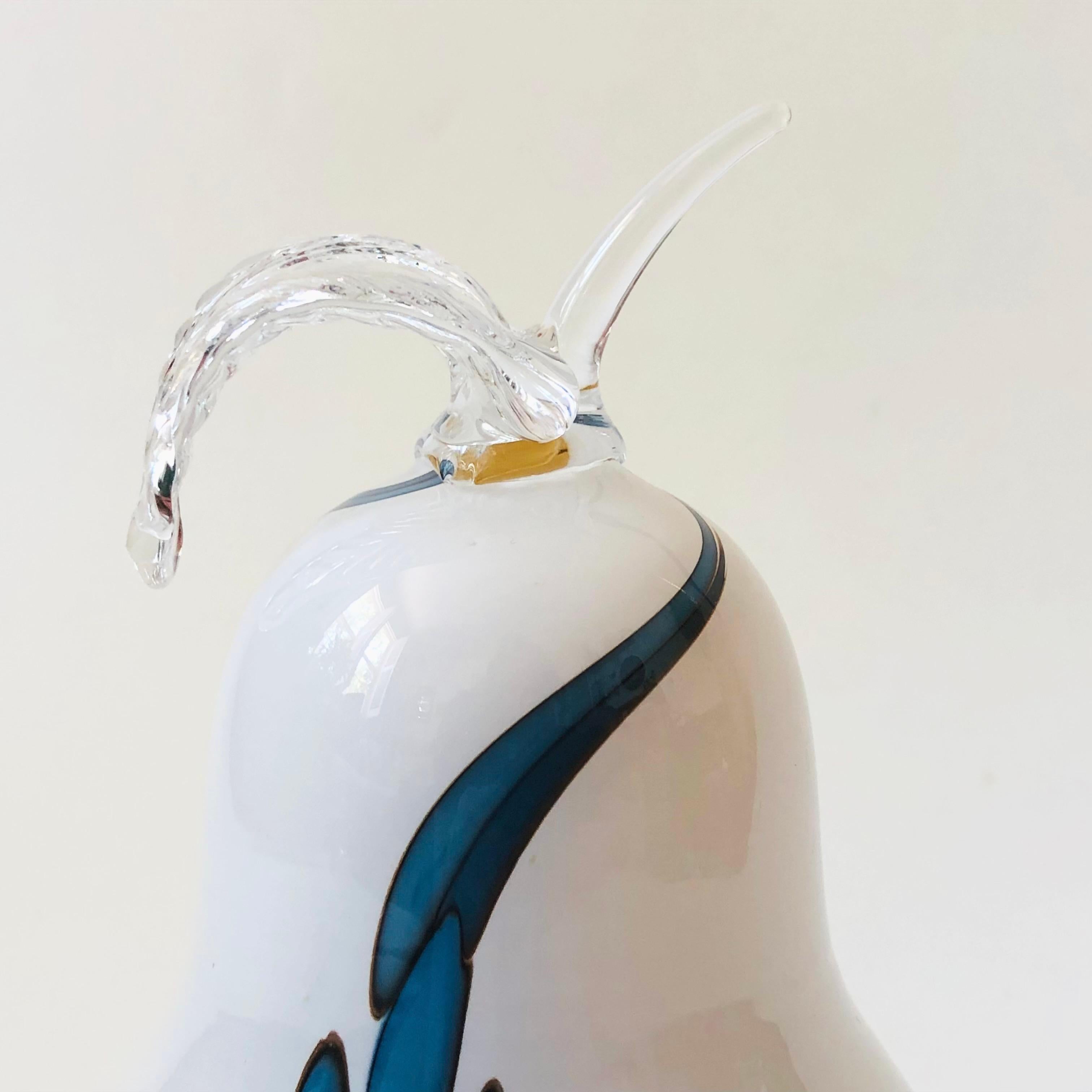 Verre d'art Grande poire d'art en verre de Zorza Pologne en vente
