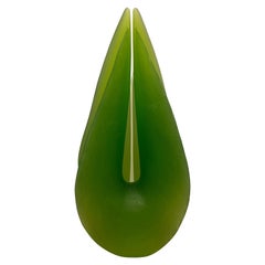 Large Art Glass Sculpture Entitled "Merge" by Michael Pavlik & Vladimira Klumpar