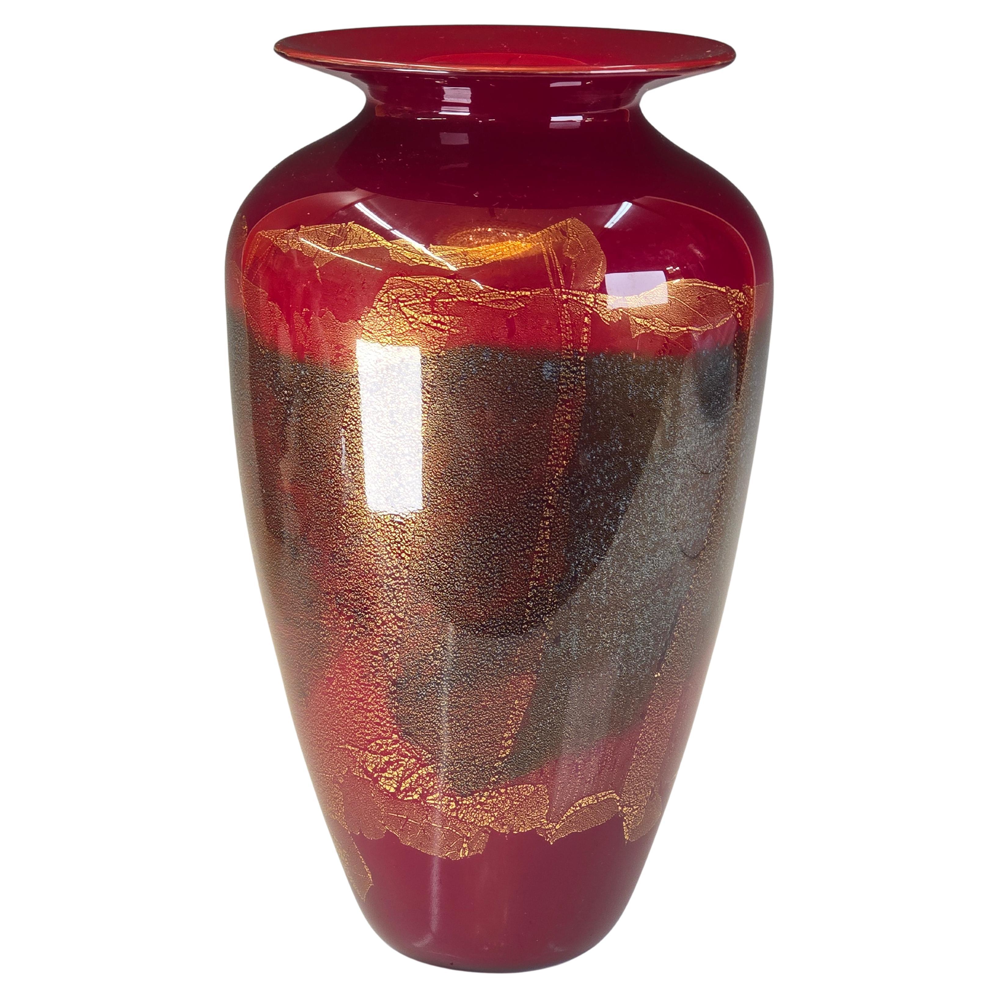 Große Vase aus Kunstglas von Michael Nourot