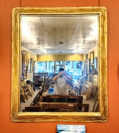 Large Art Nouveau Mirror American Circa 1905