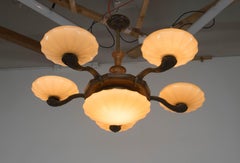 Large Art Nouveau / Art Deco Chandelier, 1920s