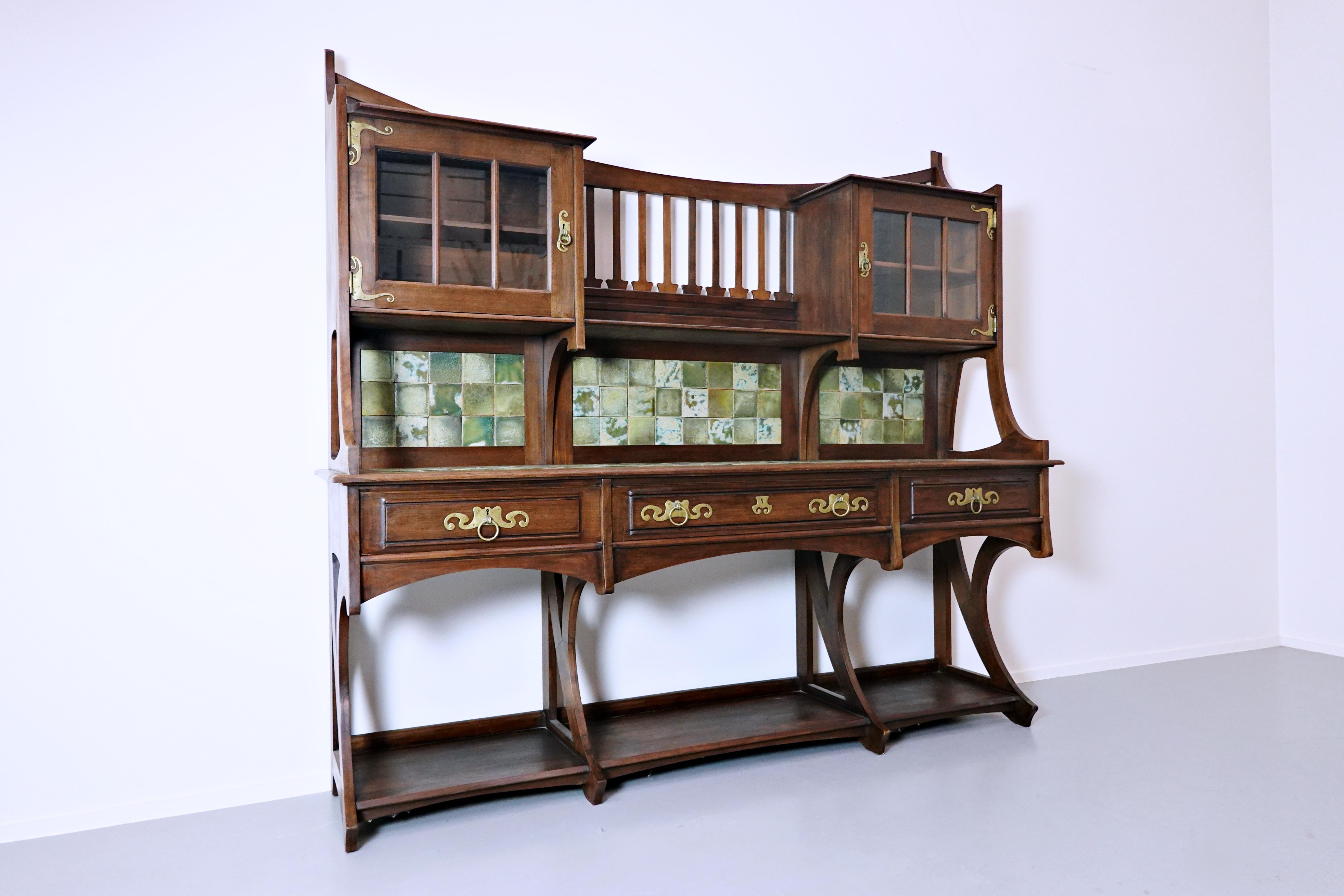 Large Art Nouveau Buffet, by Gustave Serrurier-Bovy 3