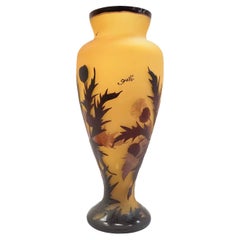 Große Jugendstil-Kamee-Vase, nach Émile Gallé