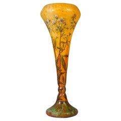 Große Jugendstil-Kamee-Vase 'Pommier en Fleurs', Daum Nancy, Frankreich, 1900/1905