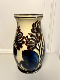 Large Art Nouveau Ceramic Vase by Danico, Denmark, 1920s