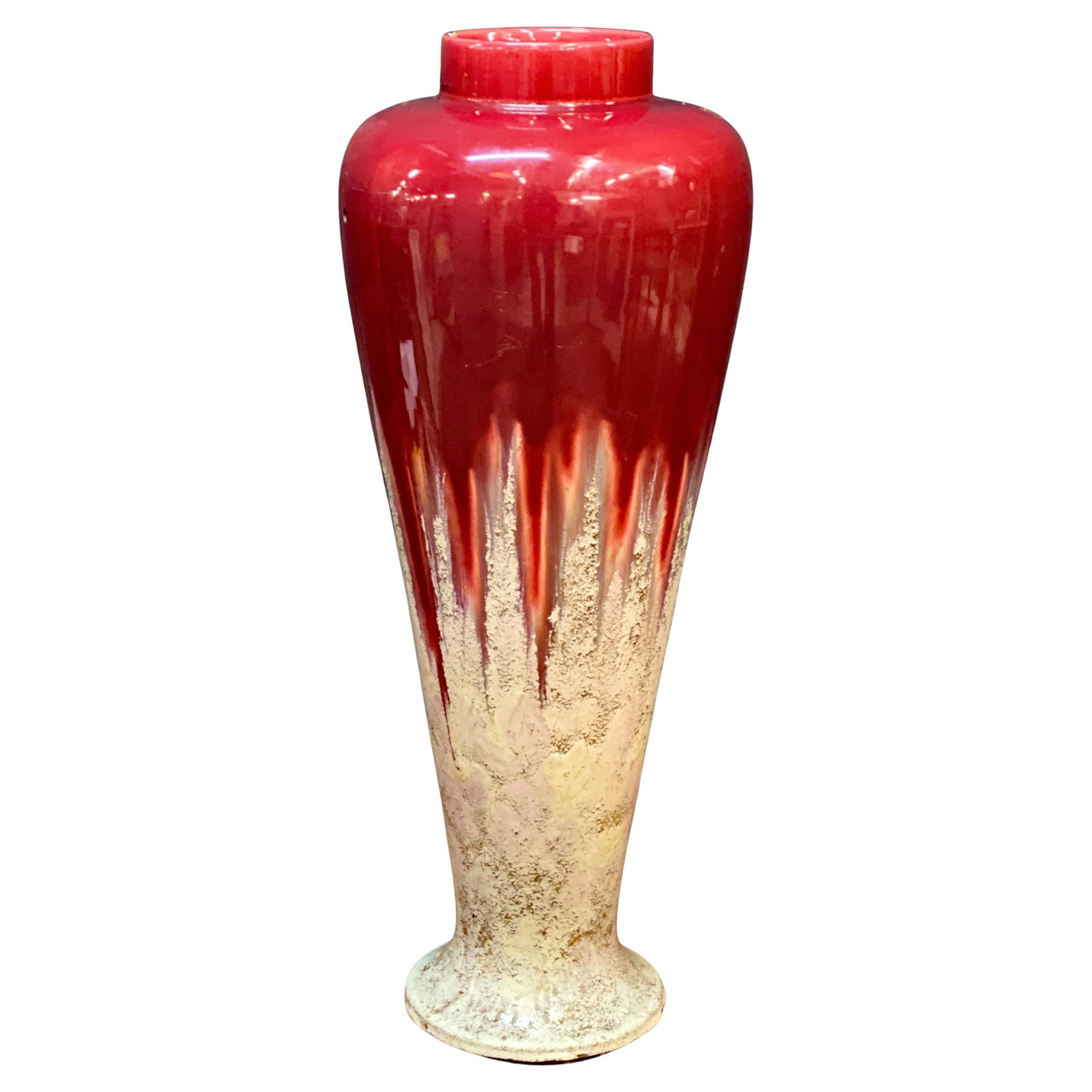 Large Art Nouveau ceramic vase, circa 1900