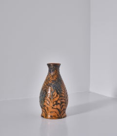 Large Art Nouveau / Jugend Style 1920s Ceramics Vase by MA & Sons, Denmark