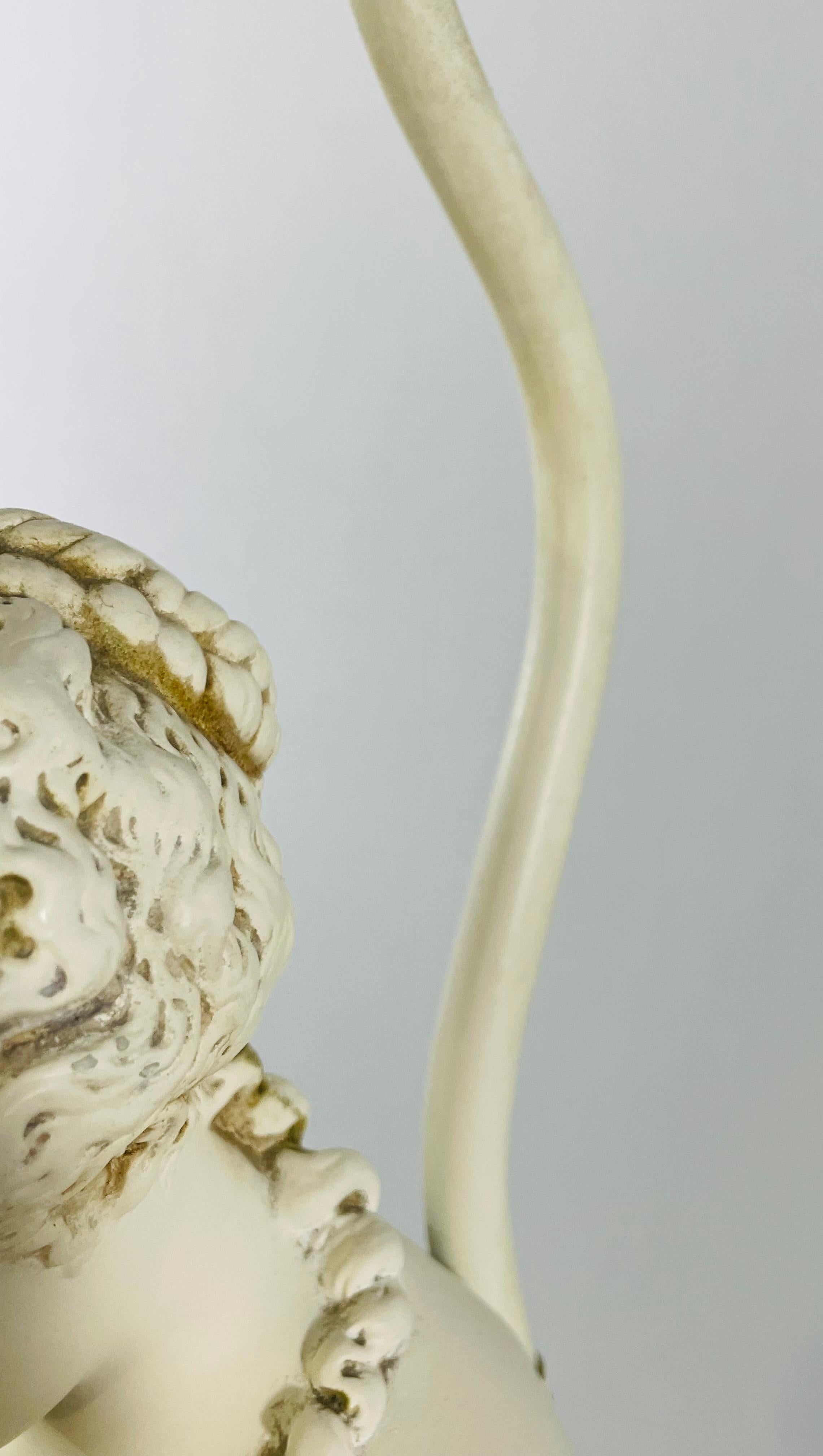20ième siècle Grande sculpture de nymphes féminines en porcelaine Art Nouveau par Granitex en vente
