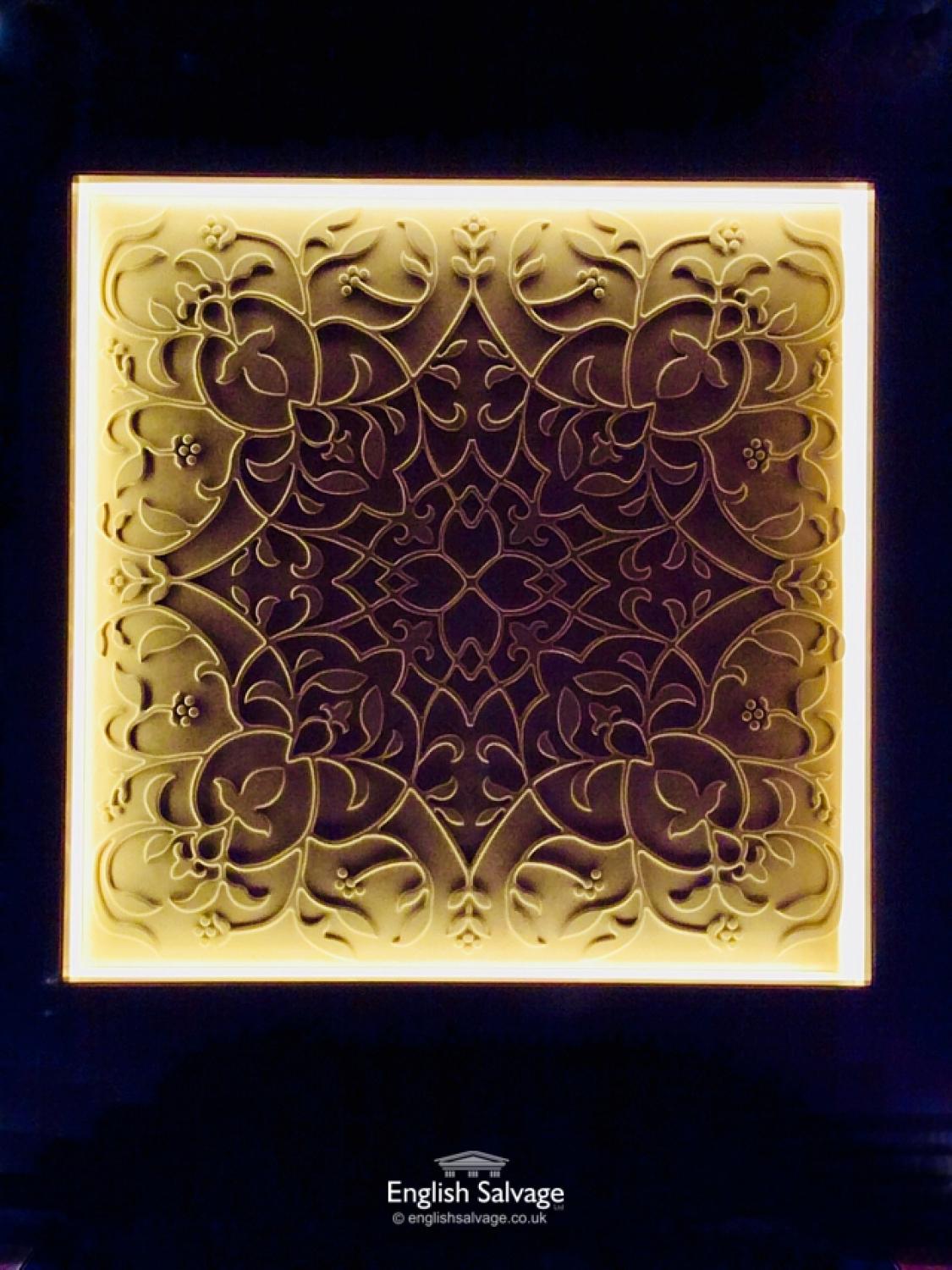 Large Art Nouveau Style Ceiling Tiles, 20th Century For Sale 1