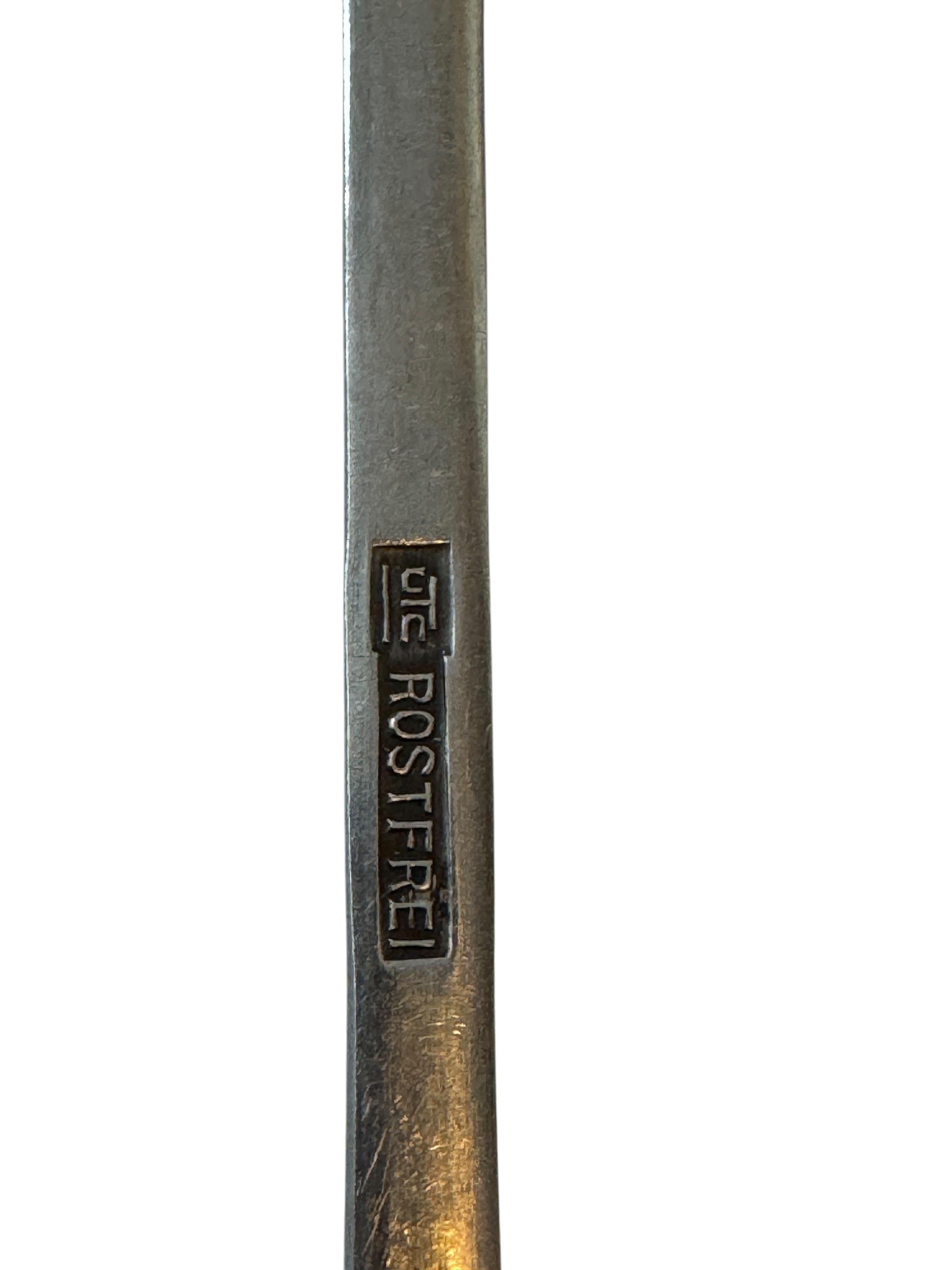 Großes, versilbertes Besteck im Jugendstil Hildesheim-Kake im Art nouveau-Stil, Shovel 1960er Jahre im Angebot 1