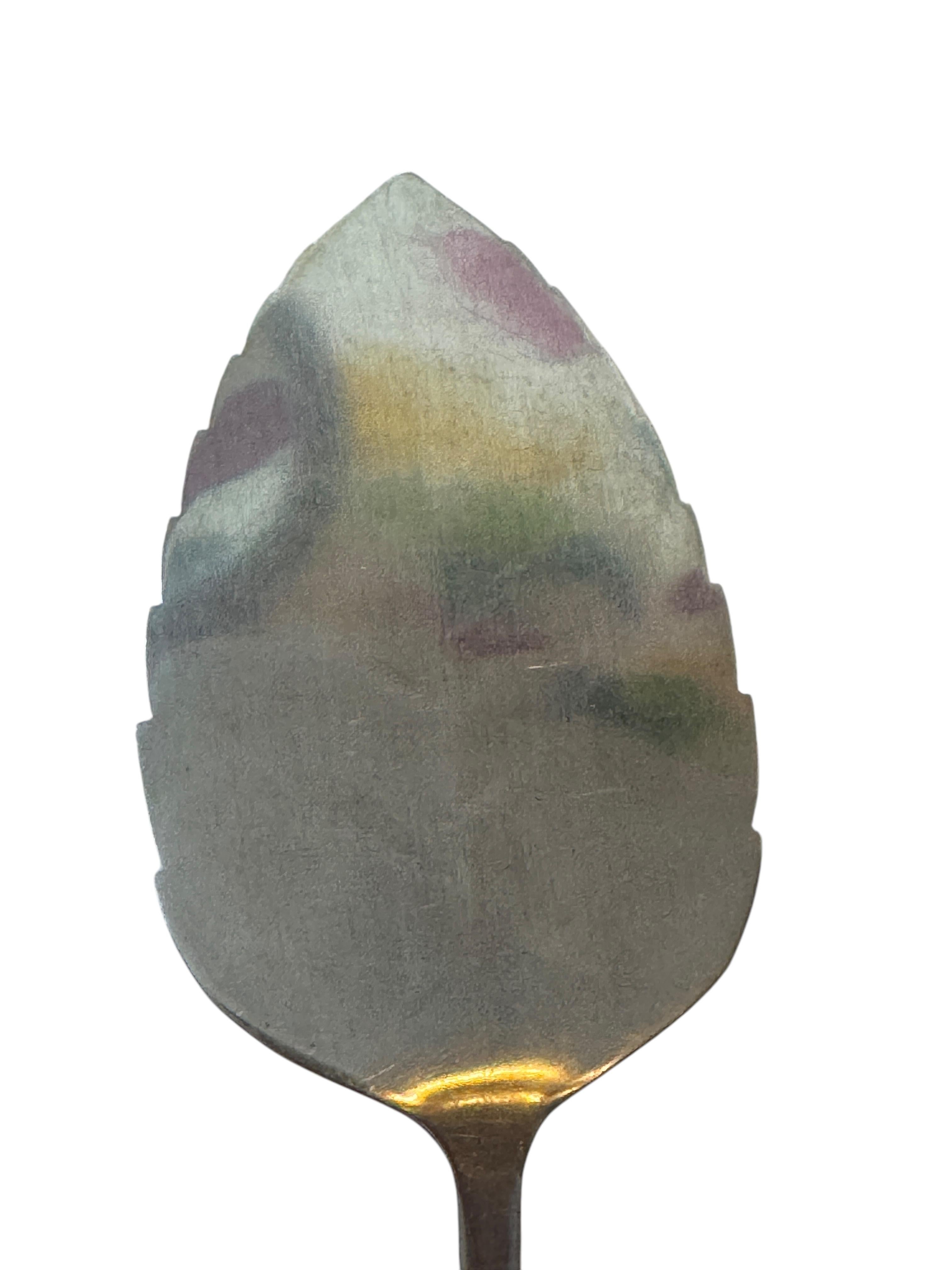 Großes, versilbertes Besteck im Jugendstil Hildesheim-Kake im Art nouveau-Stil, Shovel 1960er Jahre im Angebot 3
