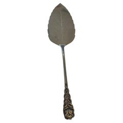 Gran Cubertería de Plata Rosa de Hildesheim de estilo Art Nouveau Pala para tartas Años 60