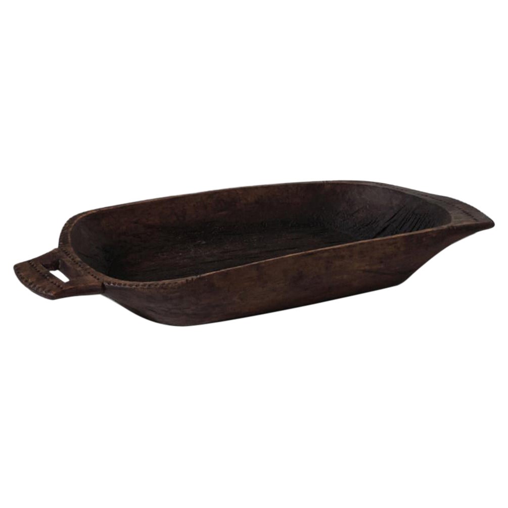Large Art Populaire bowl, France, ca. 1880 For Sale