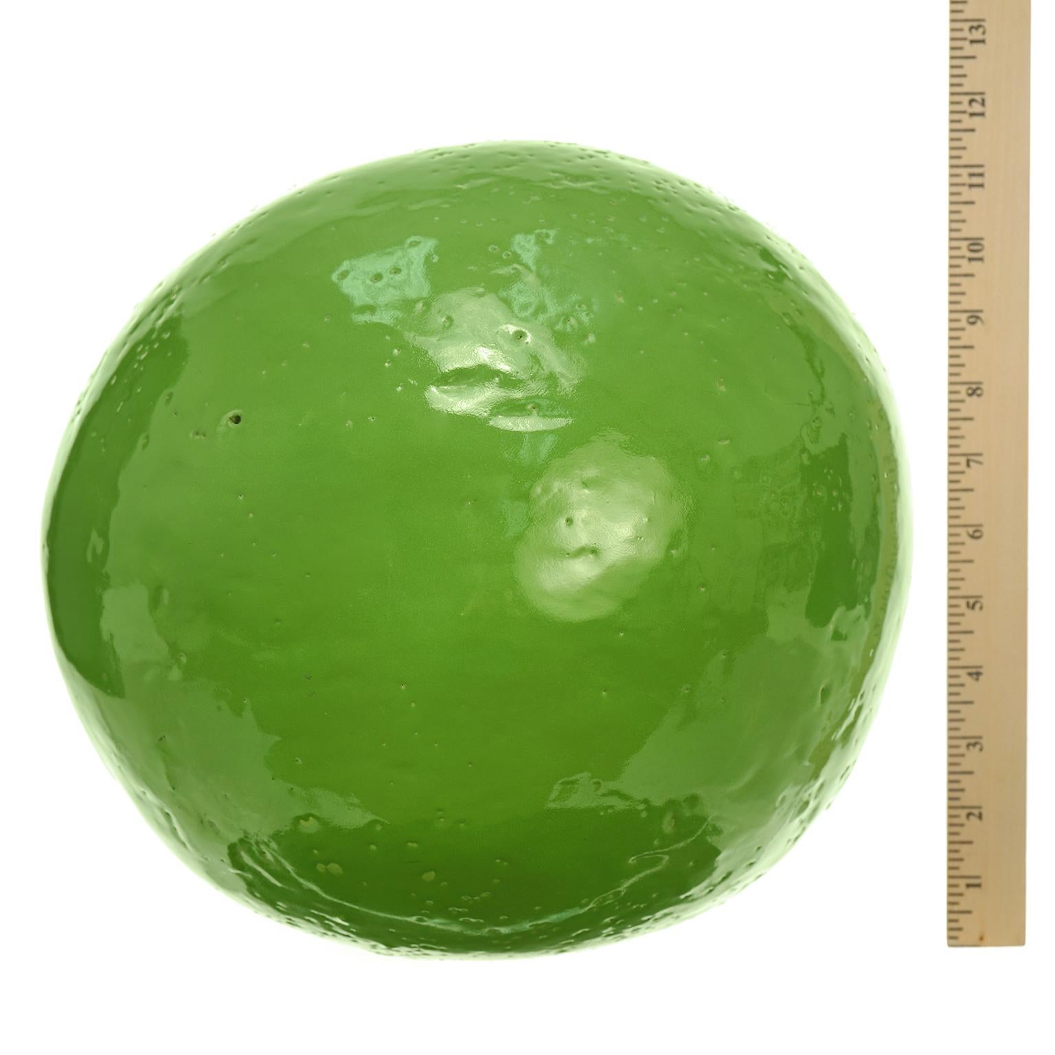 Large Art Pottery Sphere 1