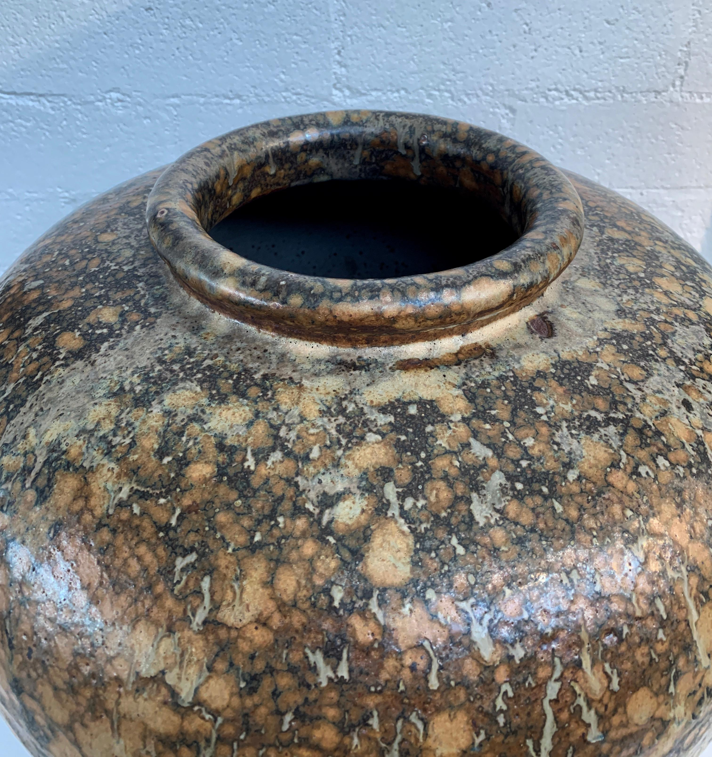Hand-Crafted Large Art Pottery Vase by Hiroshi Nakayama Judy Glasser