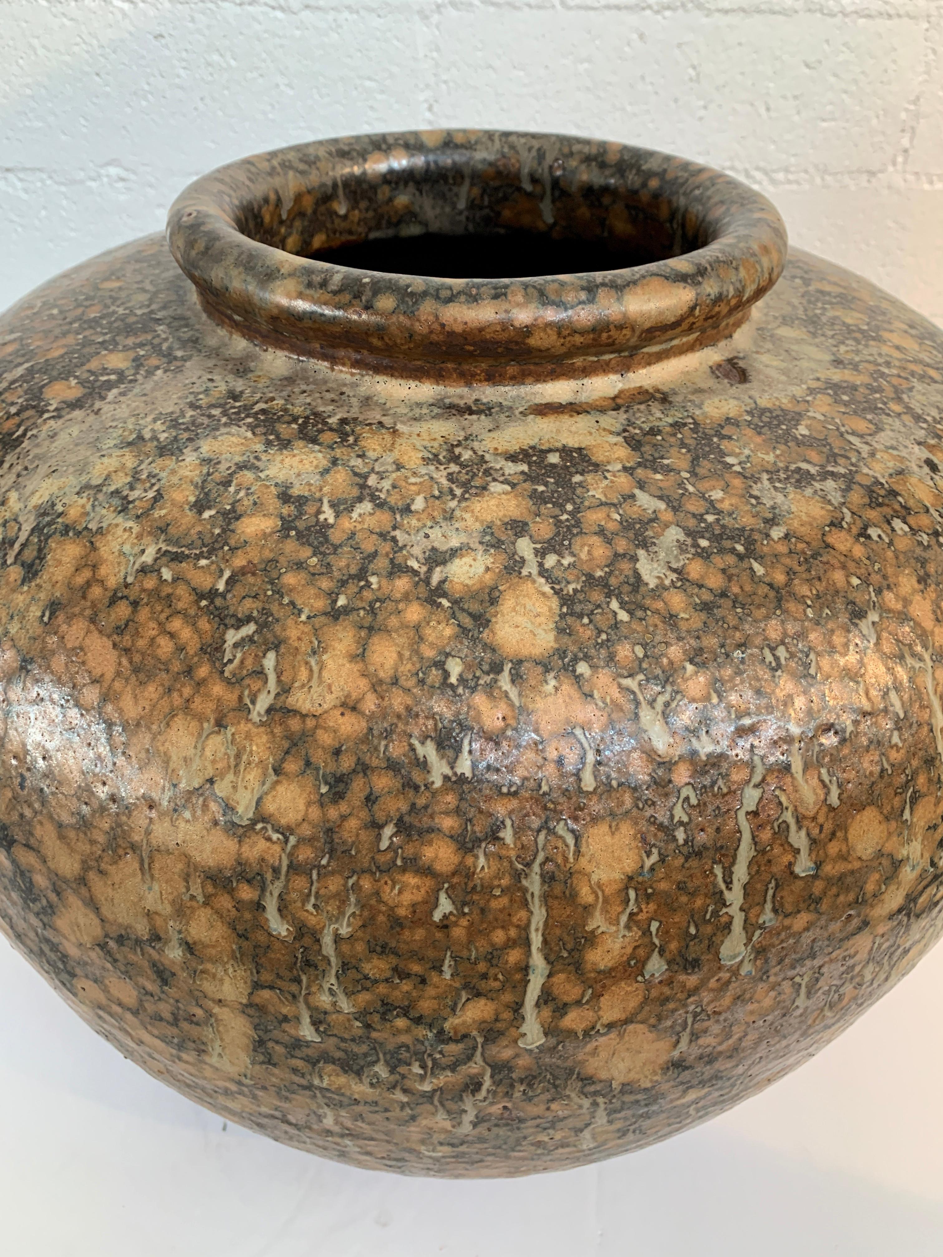 Large Art Pottery Vase by Hiroshi Nakayama Judy Glasser In Good Condition In Palm Springs, CA