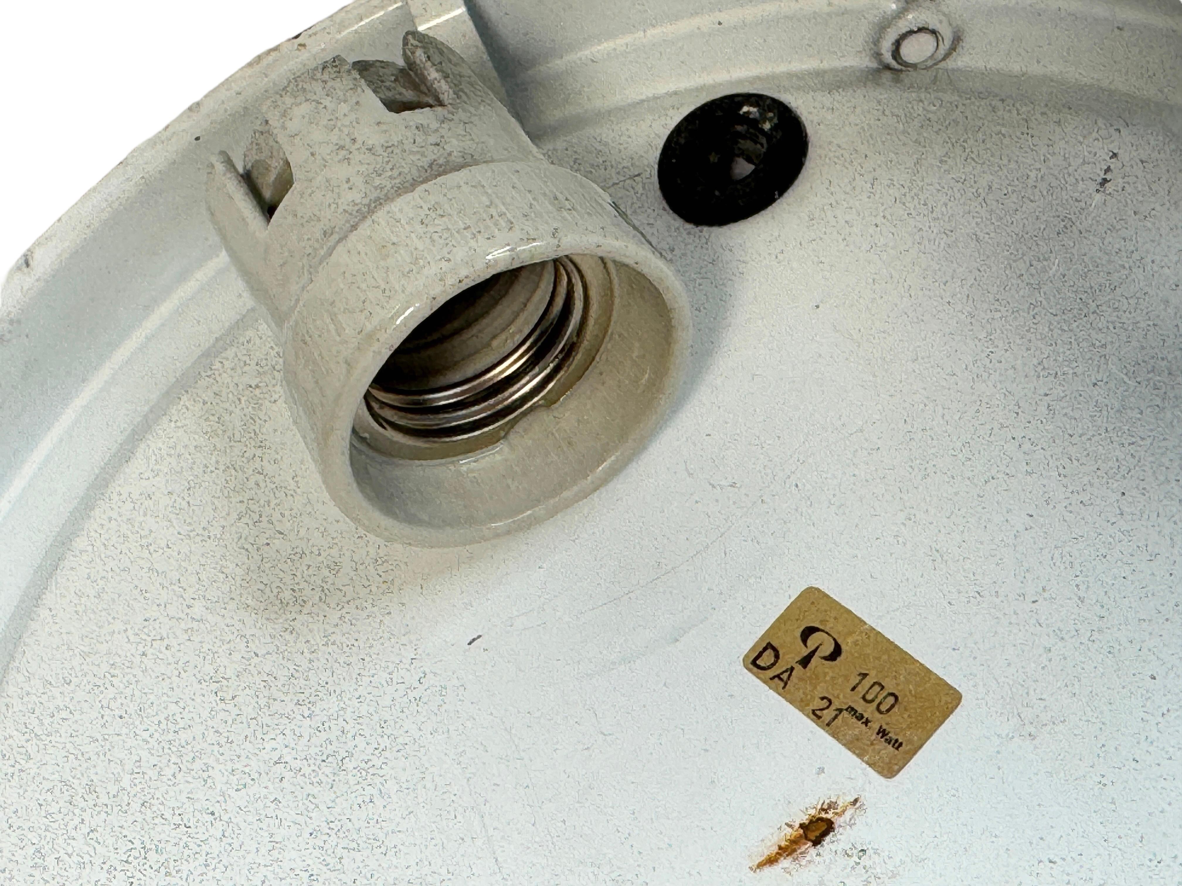 Großer Artischockenlotus Weiß Opal Wandhalterung von Peill & Putzler, 1970er, Germany im Angebot 3