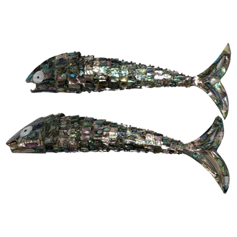 Vintage Articulated Fish - 33 For Sale on 1stDibs