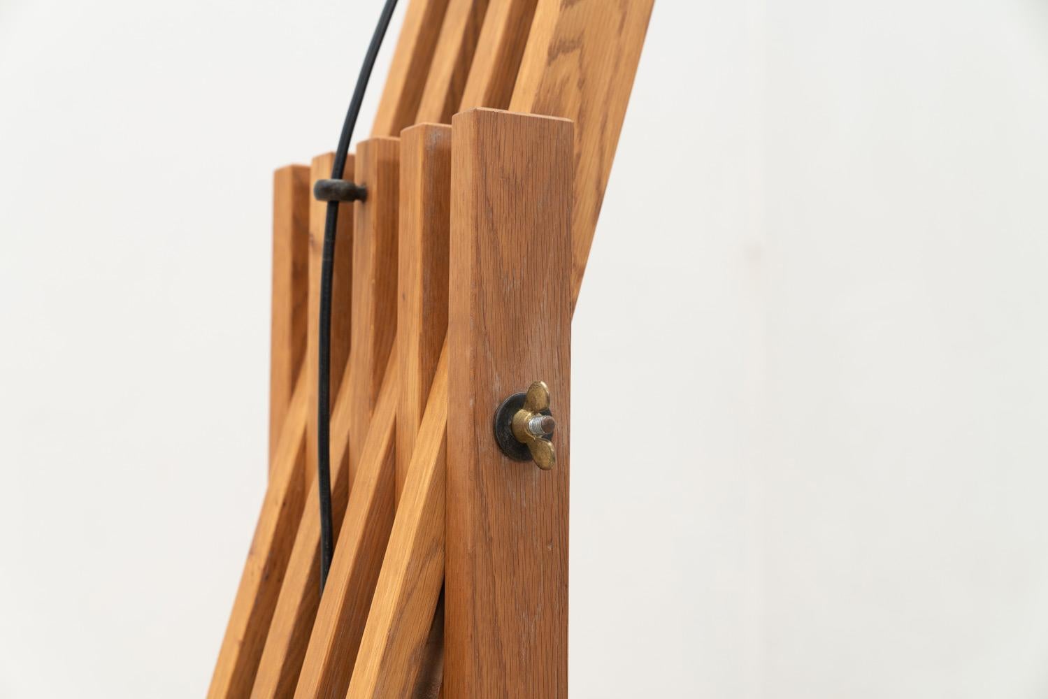 Large articulated floor lamp by Daniel Pigeon, France, 1970s 6