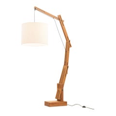 Large articulated floor lamp by Daniel Pigeon, France, 1970s