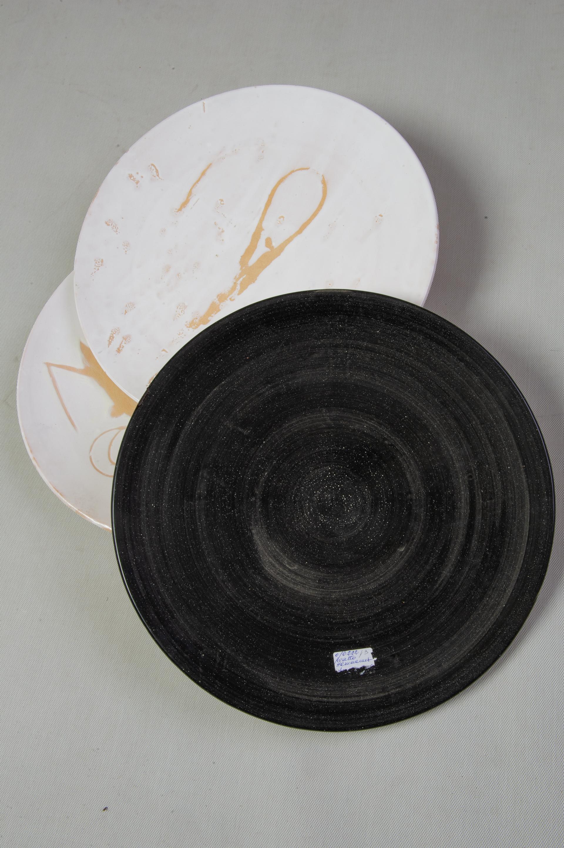 Artist Ceramic Large Plates For Sale 1