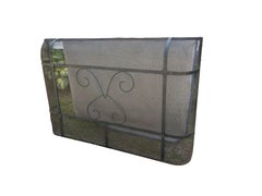 Large Arts And Crafts Wrought Iron Fireplace Screen