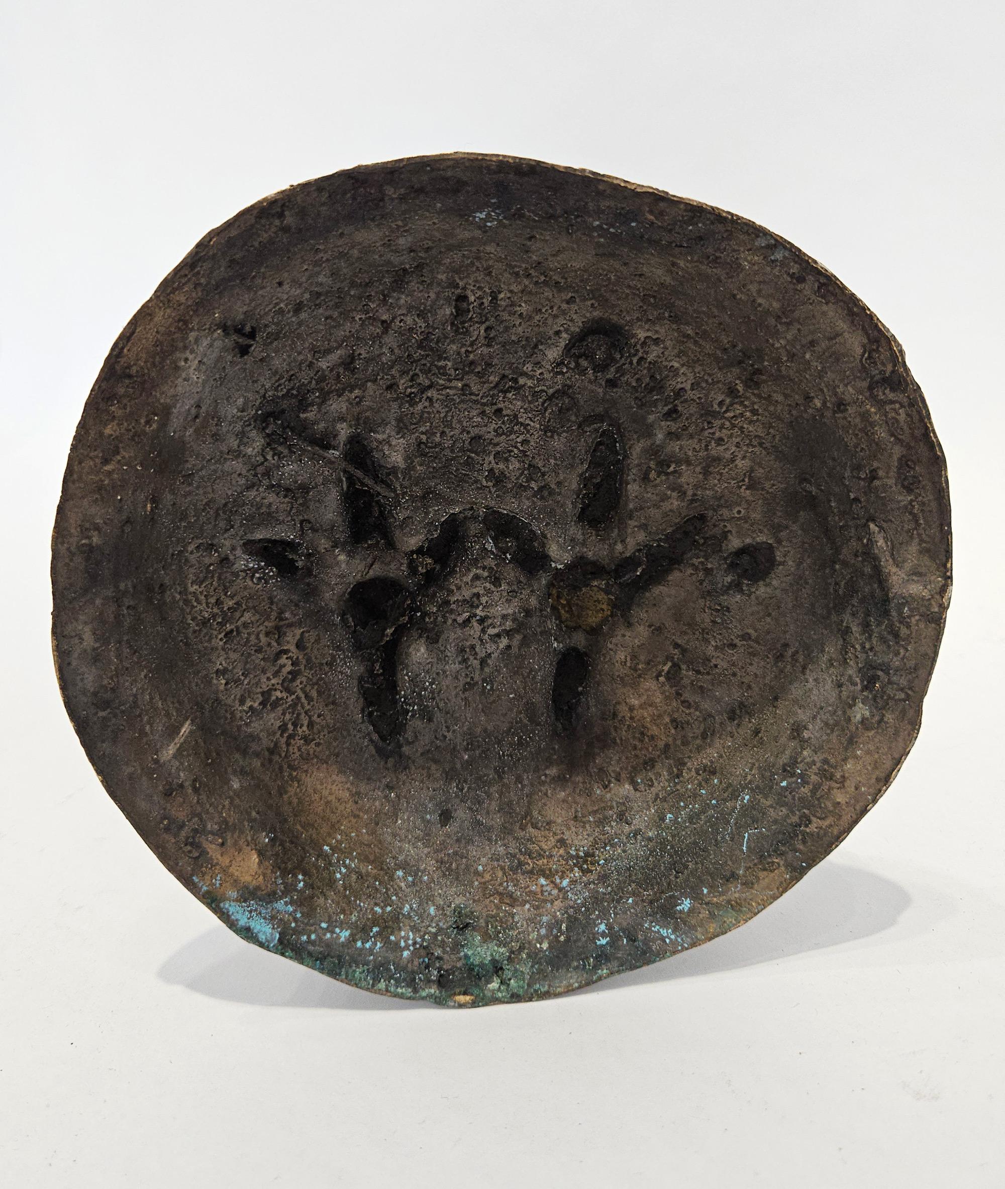 Grande gufo da giardino estetico Arts & Crafts Art Nouveau in rame, Inghilterra, c.C. 1900 in vendita 7