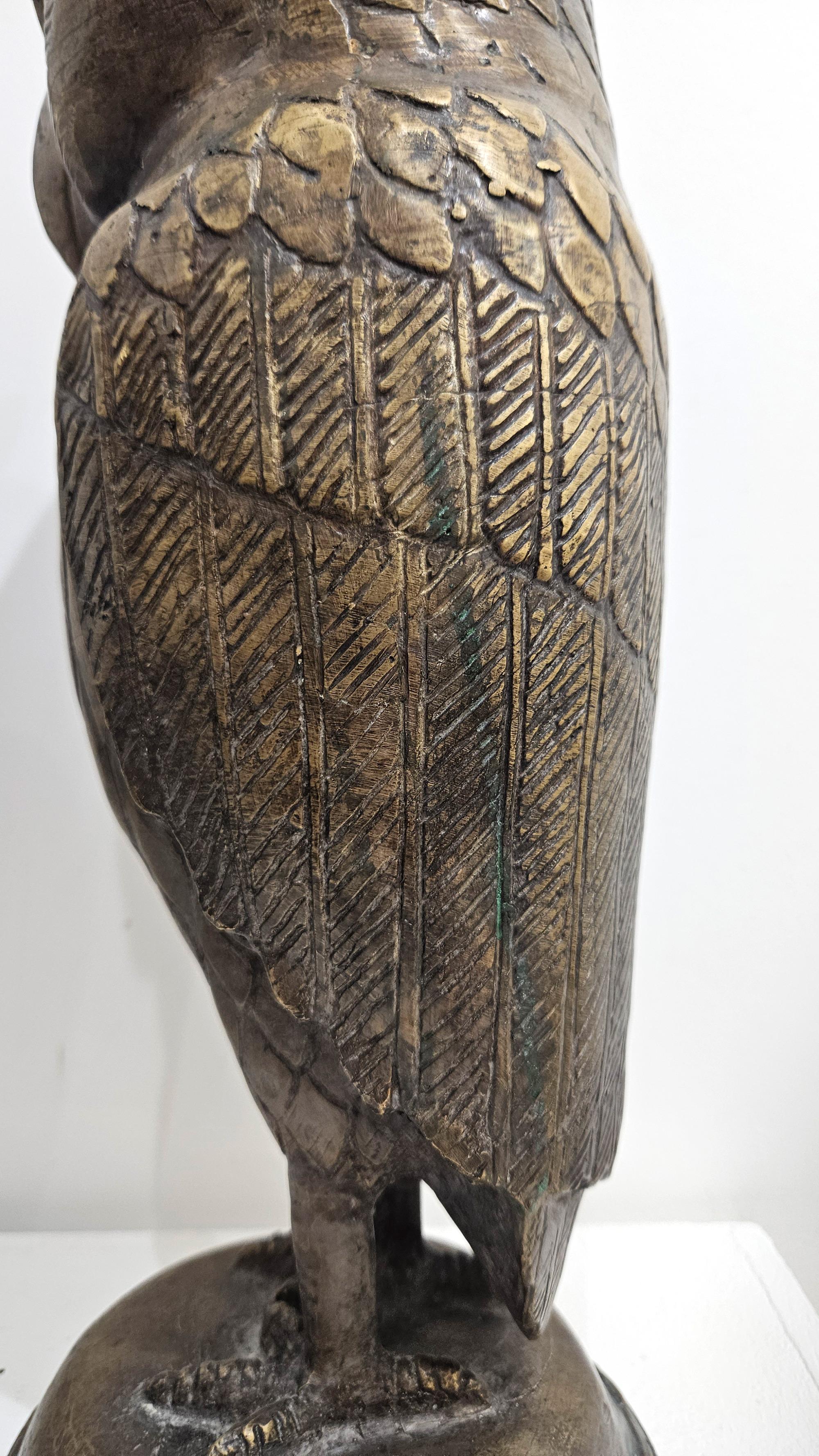 Grande gufo da giardino estetico Arts & Crafts Art Nouveau in rame, Inghilterra, c.C. 1900 in vendita 10