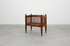 Großer Arts & Crafts Beistellstuhl aus Eiche, Belgien ca. 1915