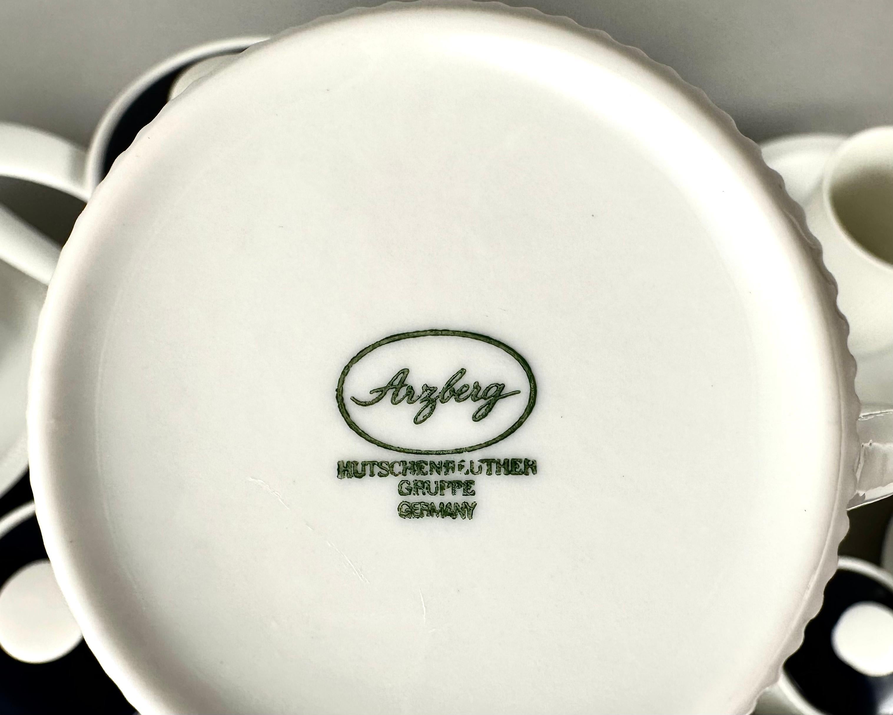 LARGE Arzberg Dinnerware Set Germany 70s | Vintage Dinnerware Set For Sale 2