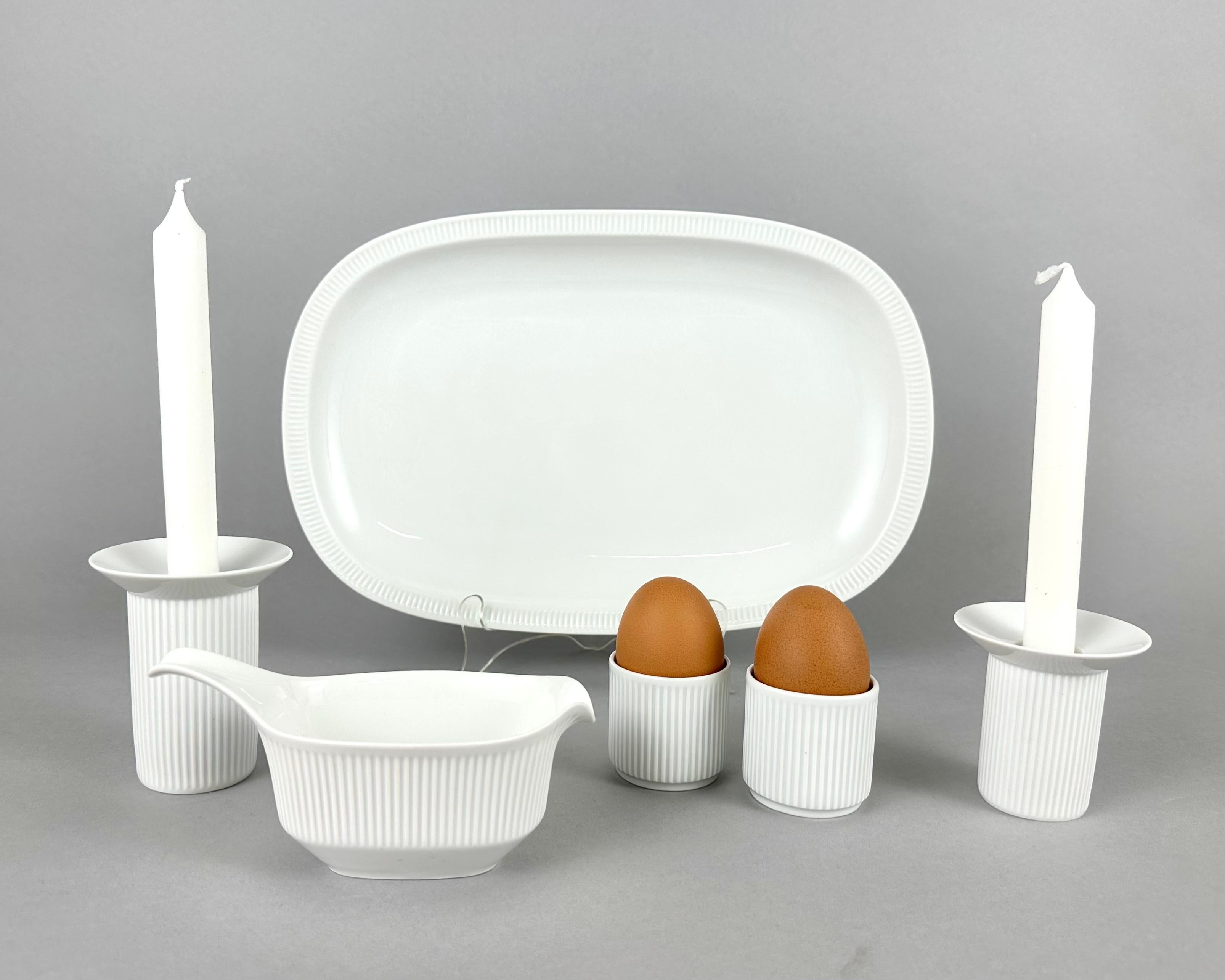 Porcelain LARGE Arzberg Dinnerware Set Germany 70s | Vintage Dinnerware Set For Sale